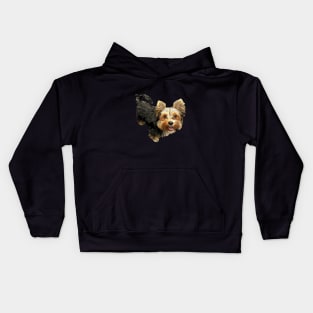 Yorkie - Cutest Fluffy Yorkshire Terrier Kids Hoodie